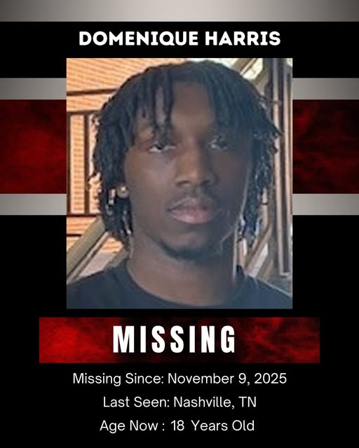 Read more about the article Domenique Harris Missing Person:MISSING PERSON ALERT – NASHVILLE, TN